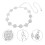 Damen Taillenkette Silber Metall Modisches Accessoire 4