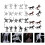 56Pcs Warrior Horses Medieval Toy Soldiers Mini Figures Decor Gift 11