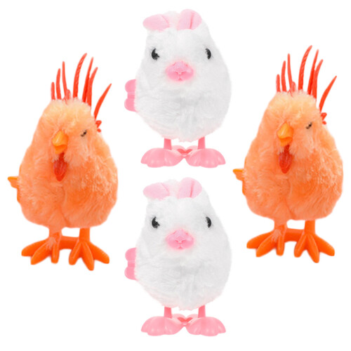 4 Unidades De Corda Animais De Pelúcia Que