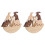 2 Set Giocattoli Impilabili In Legno Tema Per Bambini 4