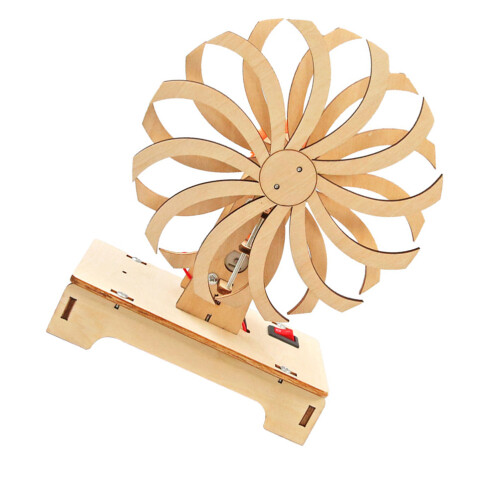 4Pcs Small Wooden Building Toy For Kids Science Learning Projects 2