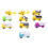 10Pcs Pull Back Car Toy Kit Inertial Engineering Model Transport 6