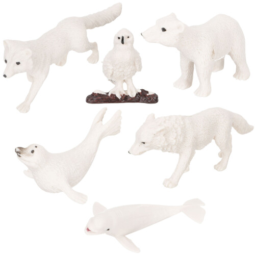 6 Unidades De Animais Miniatura Para Crianças 1
