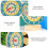 Wood Number Clock Toy Children Cognitive Educational Tool 10