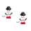 2 Sets Big Size Snowman Dressing Christmas Diy Decorations 6