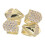 2Pcs Grill De Hip Hop Para E Mulheres 10