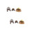 2Conjuntos Decorativos De Animais Para E Lazer Crianças 8
