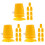 24 Pcs Clockwork DIY Toy Plastic Craft Movement Parts 4