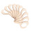 20 Pcs Diy Unfinished Wooden Handheld Mirror For Makeup 10