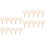 20 Pcs Diy Unfinished Wooden Handheld Mirror For Makeup 5