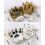 1Pc Simulation Leopard Palm Plush Glove Toy For Kids Playing 2
