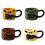 Durable Black Cats Ceramic Cup High Temperatures-Green 2