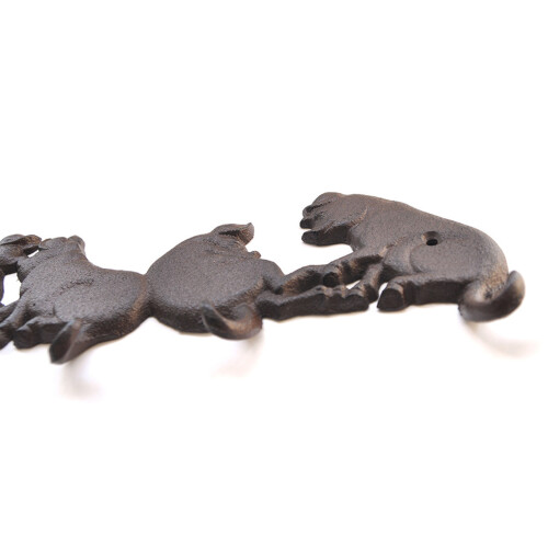 Cast Iron 4 Pork Chop Hook American Rustics Styles for Garden 1