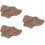 3Pcs Meteorite Model Classroom Teaching Specimen Table Ornament 9