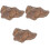 3Pcs Meteorite Model Classroom Teaching Specimen Table Ornament 5
