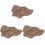 3Pcs Meteorite Model Classroom Teaching Specimen Table Ornament 4
