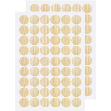 Rust Prevention for Wooden Furniture, Self-Adhesive Screw Hole Caps, Easy to Use & Pattern Resilience for Cabinets & Dressers, Water-resistant & High