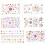 24 Sheets Eye Face Body Gems Rhinestone Temporary 3