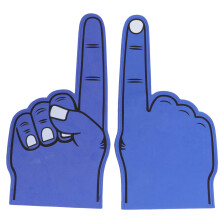 2 Pcs Eva Large Slap Gloves For Party Concert Fun (Random Color)