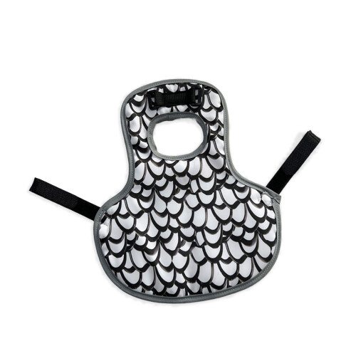 Chicken Apron Durable Cloth Poultry Garment-Black and white