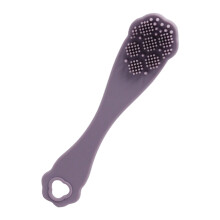 Flexible Silicone Face Cleansing Brush Pore-Dark purple