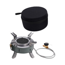 High Power Outdoors Campings Stove Windproof Split Design