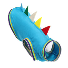 Hondkostuumvest met dinosaurusthema Comfortabele-Blauwe M