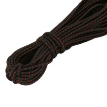 Soft Round Elastics Cord 10m Safe-Black background red