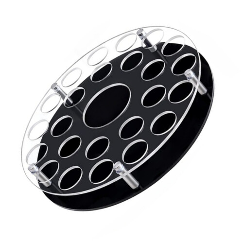 Ergonomic 25 Cup Holder with Builts In Wine Bottle Storage Space