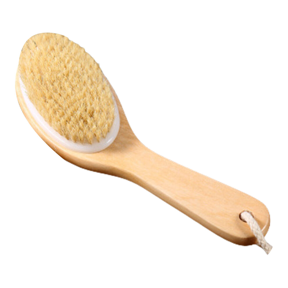 Fine Bristle Shower Brush Natural-Hemu chicken leg bru