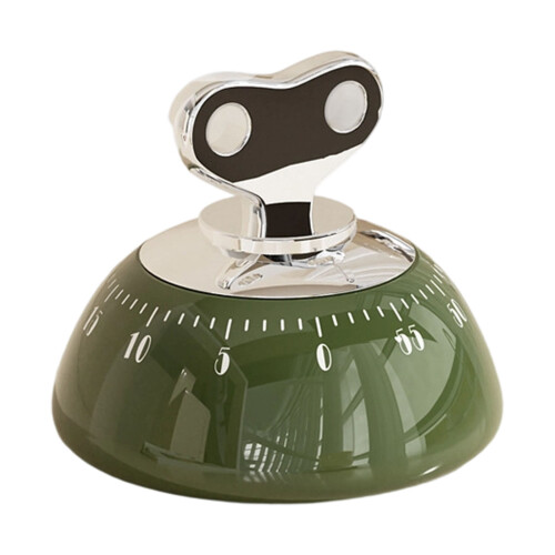 ABS Mechanical Timer With Magnetic Backing For-Green