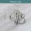 Modern Double Loop Hooks Rusts Resistant Picture Hangers-Black 4