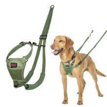 Anti-pull harness for dogs - Halti - Size M - Forest Green - Camouflage - Padded straps - Adjustable