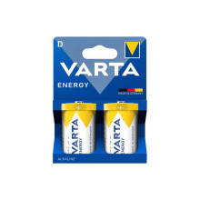 Pila Alcalina Energía D, 1,5 V, (blister 2 Unidades)