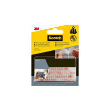 Extreme Self-Adhesive Strap, Transparent, 25 Mm X 76 Mm, 2 Pieces, Max 5 Kg