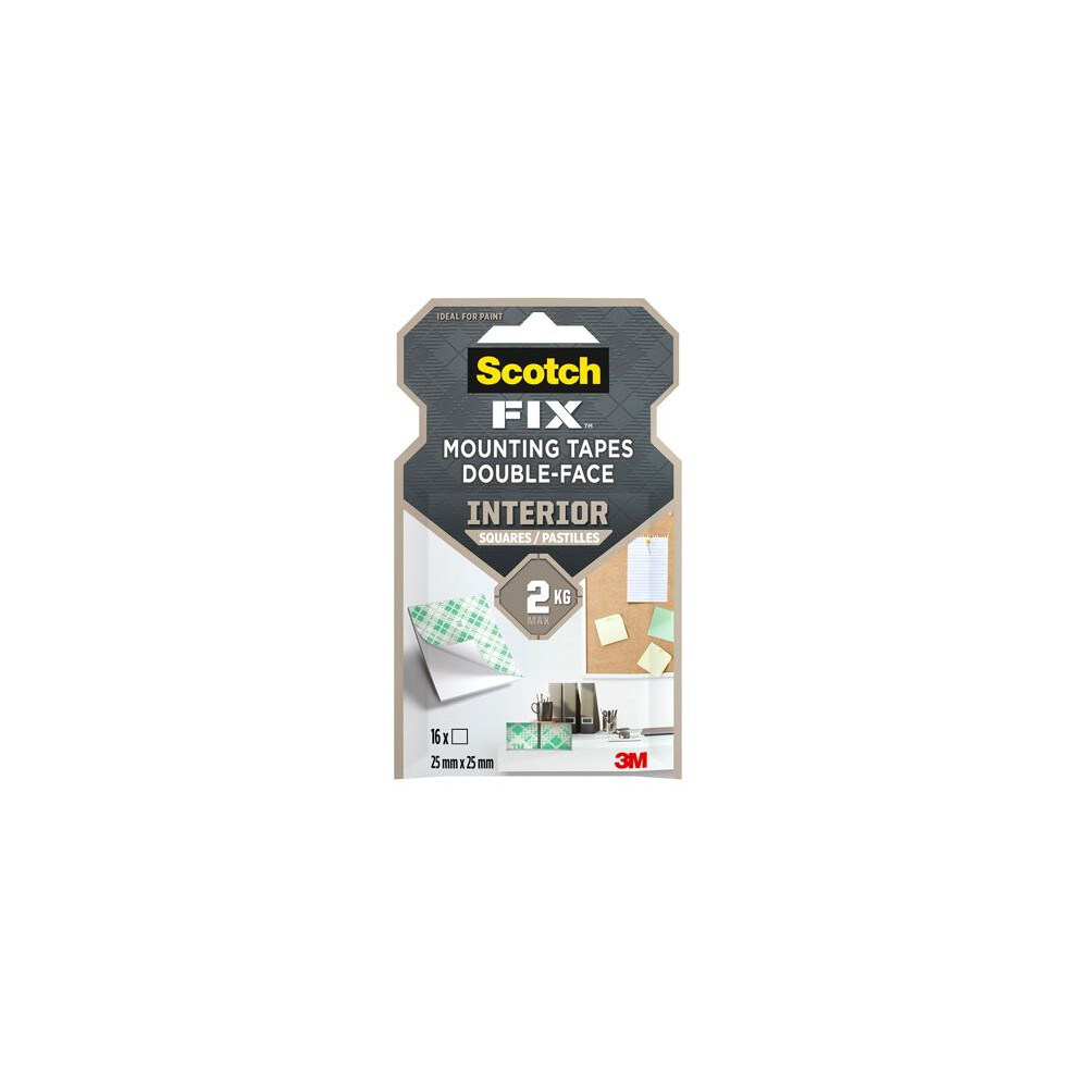 Scotch Weiss Klebeband, Innenmontagequadrate (25 Mm) - Image 4