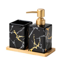 Soap Dispenser For Makeup Cream Bath Shampoo Shower Gel-Black