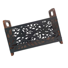 Home Office Floor Standing Book Storage Rack Wooden-shu ye kuan