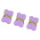 Sac à savon facile à utiliser, 3 pièces, porte-savon-Violet 1
