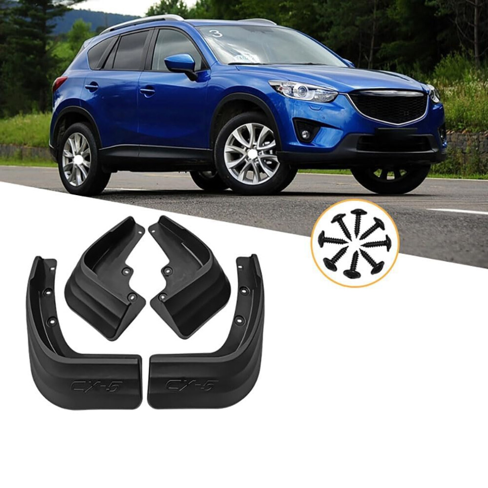 4 Pcs Car Mud Flaps For Mazda Cx5 20132016, Allweather Scratchresistant Fender Guards 9067246146450