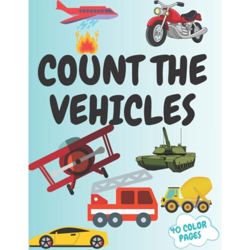 Count The Vehicles by Poo Poo Paperback Book
