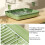 Outdoors Acrylic Bird Cages Set Luxurious-Leather green 6