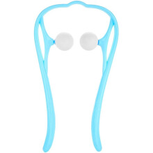 Massaggiatore per il collo con design ergonomico, massaggio profondo regolabile per alleviare la tensione di collo e spalle, impugnatura ergonomica