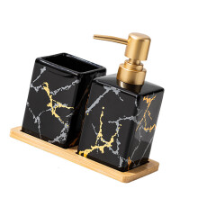 Zeepdispenser Shampoo Fles Pomp Druk Douchecontainer Crème-Zwart