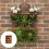 Easy Install Wood Wall Mount Planter for-24 32CM carbonized p 2