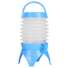 Contenitore per acqua pieghevole, a prova di perdite e antipolvere, portatile, ideale per attività all'aperto, capacità 7,5 litri/1,9 galloni,