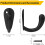 Pack of 20 Heavy Duty Wall Hook Waterproof Rustproof for-Gold 4