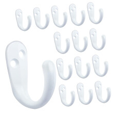 Lot de 20 crochets muraux polyvalents pour suspendre des-Blanc