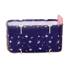 Portable Bathtub Rectangular Folding Immersion Bathtub, Adult Size, Indoor Outdoor Use, Camping Travel Beach Bath
