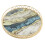 (Lake Large, 255x3cm) Storage Platter Marble Texture Serving Tray Unique Desktop Organizer 1